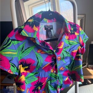 Ralph Lauren Polo Jeans Multicolor Floral Top